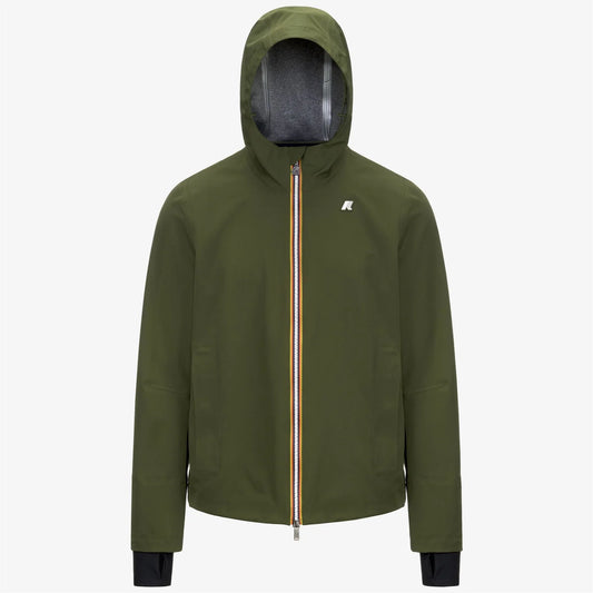 GIUBBINO KWAY UOMO JACKO BONDED - VERDE