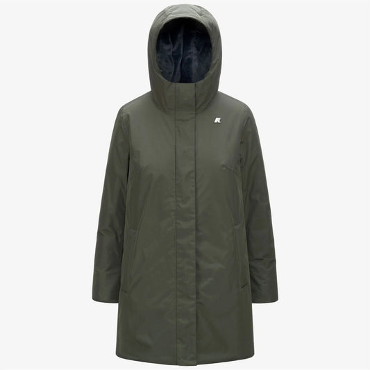 GIUBBINO KWAY DONNA -  SOPHIE SOFT TOUCH MARMOTTA VERDE